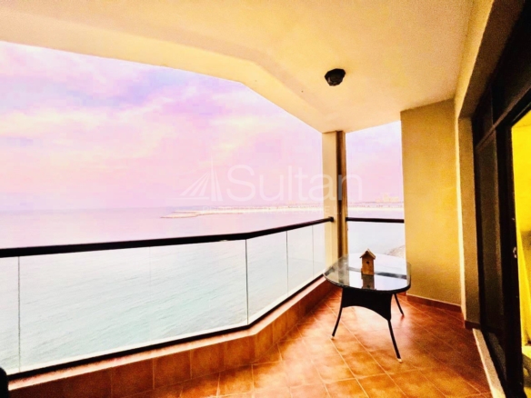 3BR Hotel Apt | High Floor | Full Sea View