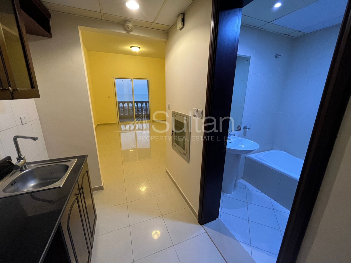 watermark Stunning Sea View Studio | Unfurnished
