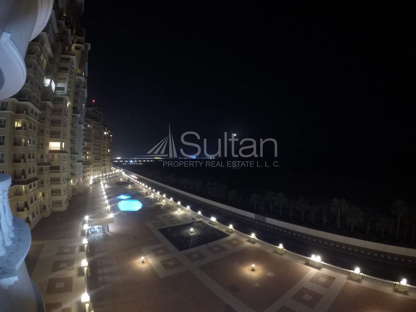 watermark Beautiful Full Sea View Studio | Unfurnished