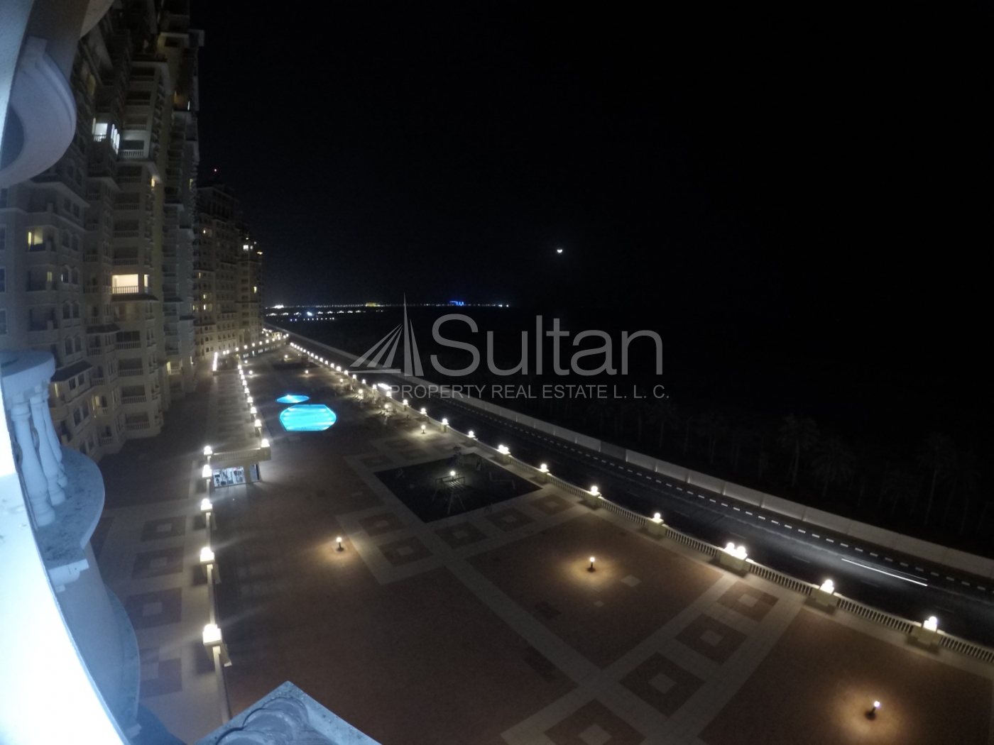 watermark Beautiful Full Sea View Studio | Unfurnished